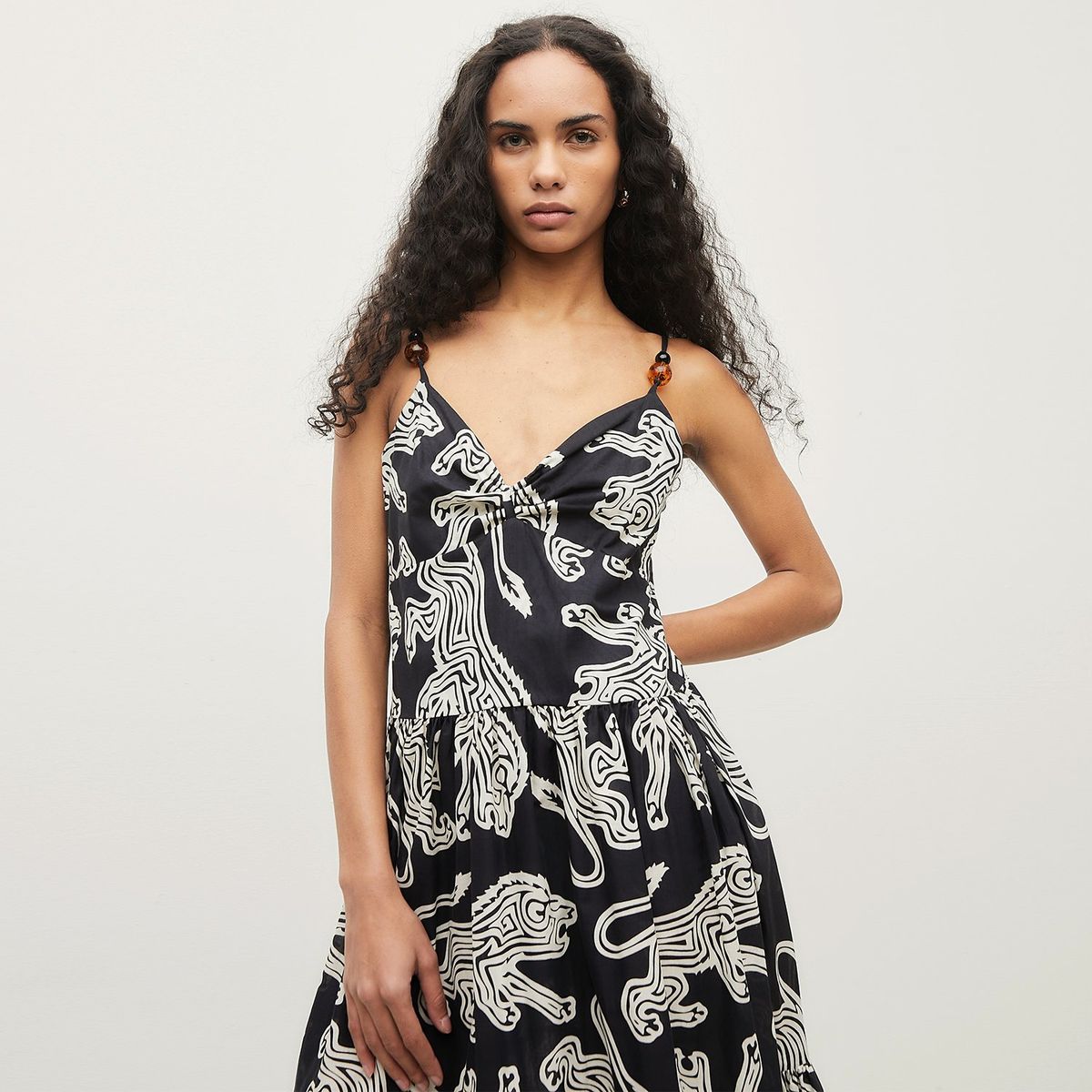 DIXIE - Vestido Largo Estampado Mujer Dixie