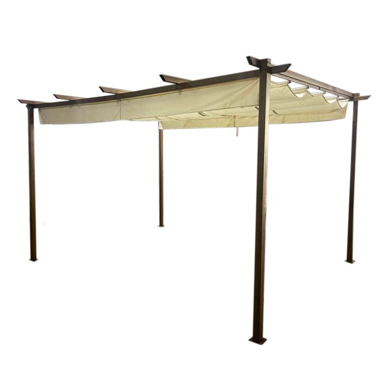 EL BARCO Pérgola Tela Retractil 3X4 Mts