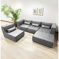 BASEMENT HOME - Sofá Seccional Modular Sidney