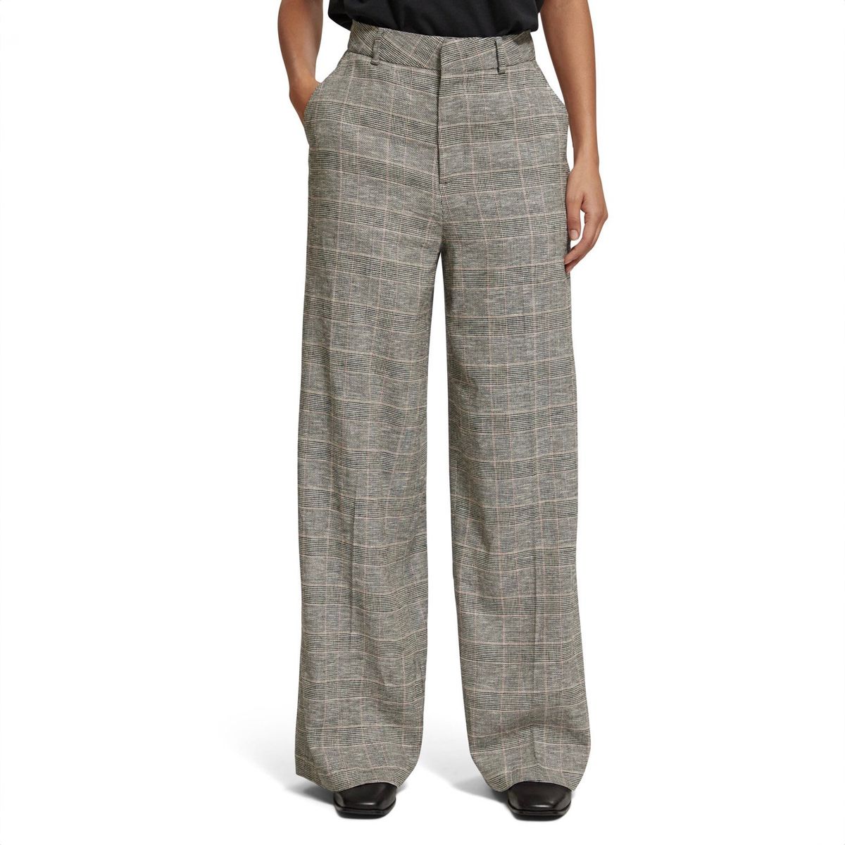 SCOTCHSODA - Pantalón Sastrero Gris Mujer Scotchsoda