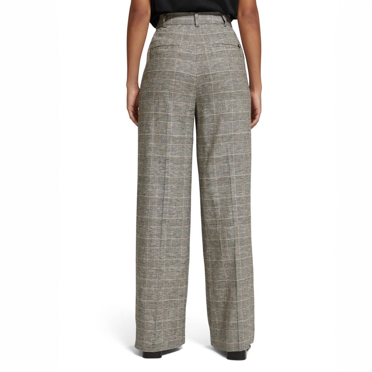 SCOTCHSODA - Pantalón Sastrero Gris Mujer Scotchsoda