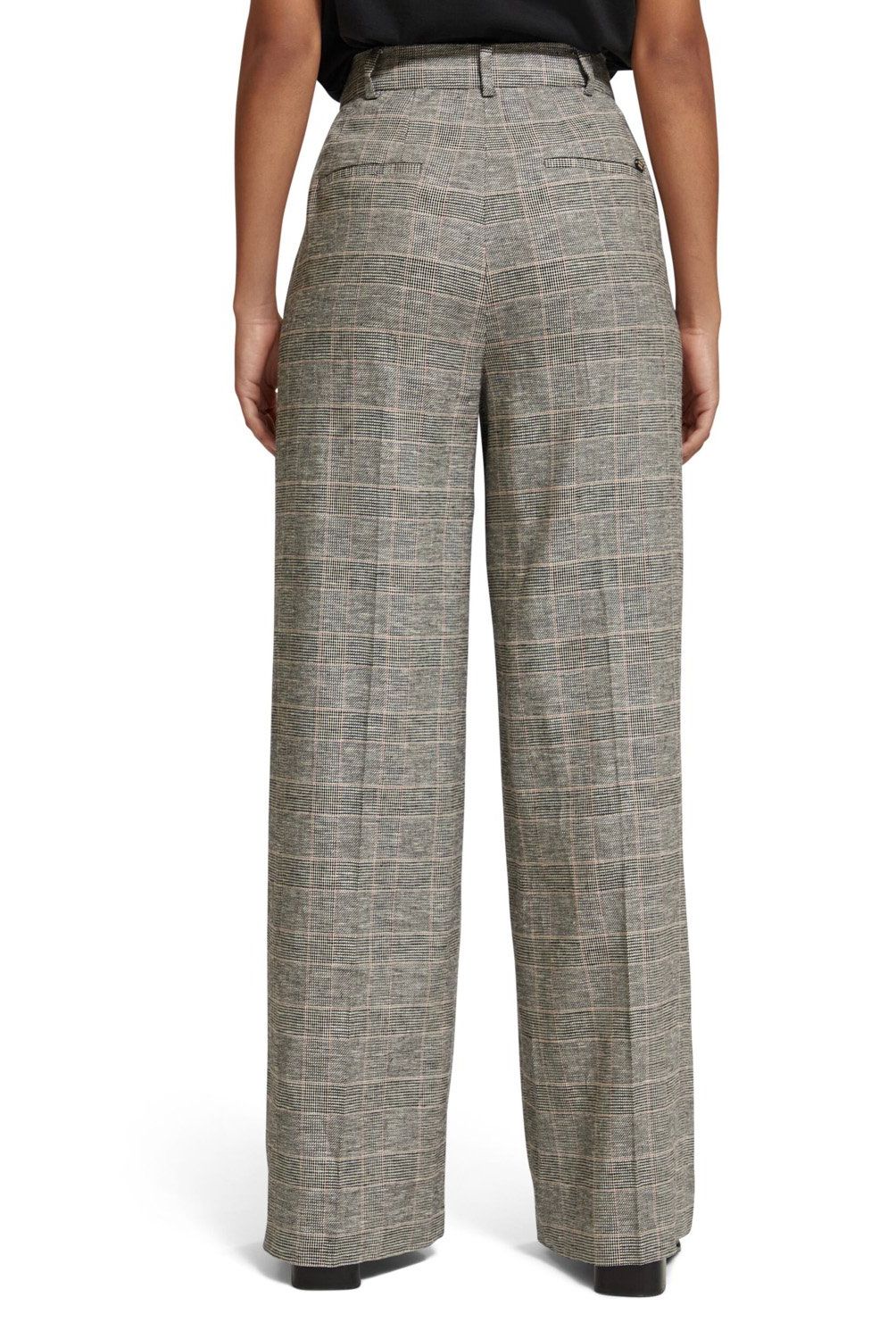 SCOTCHSODA - Pantalón Sastrero Gris Mujer Scotchsoda