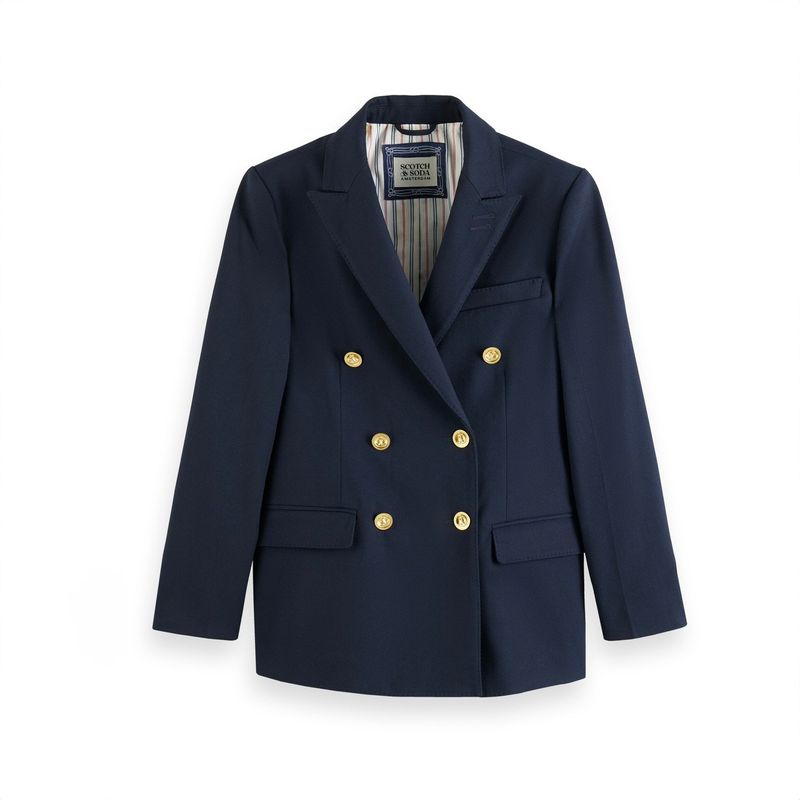 SCOTCH & SODA - Blazer Azul Mujer Scotch & Soda