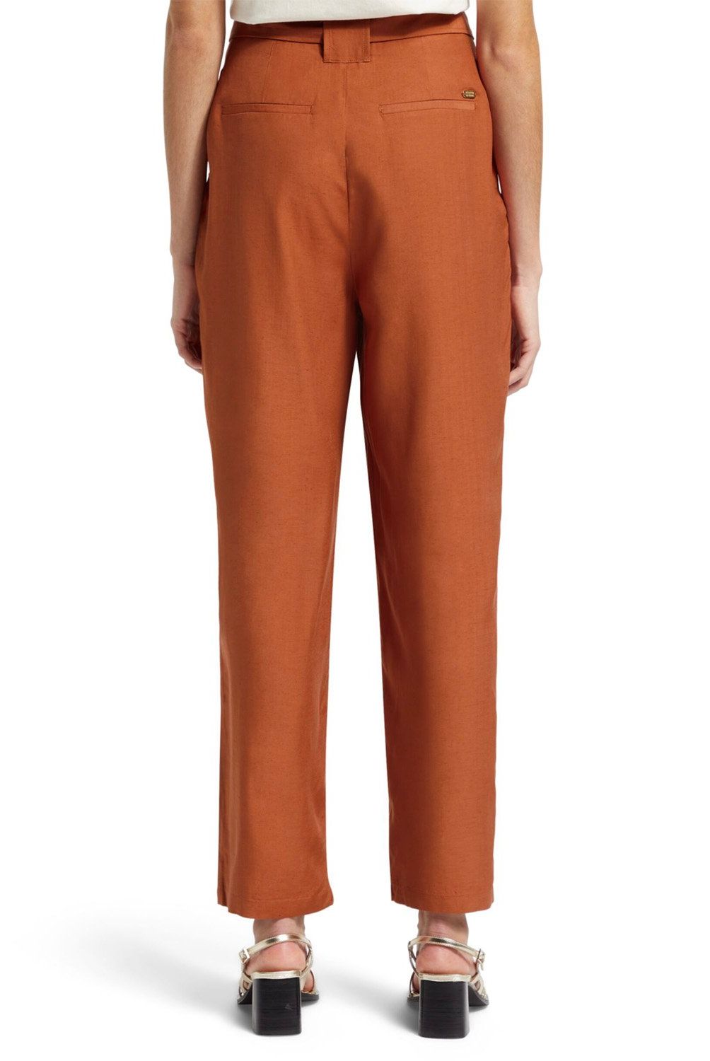 SCOTCHSODA - Pantalón Sastrero Azul Mujer Scotchsoda
