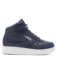FILA - Kids A-High Stealth Stars Zapatilla Urbana Niño Azul (29 a 34.5)