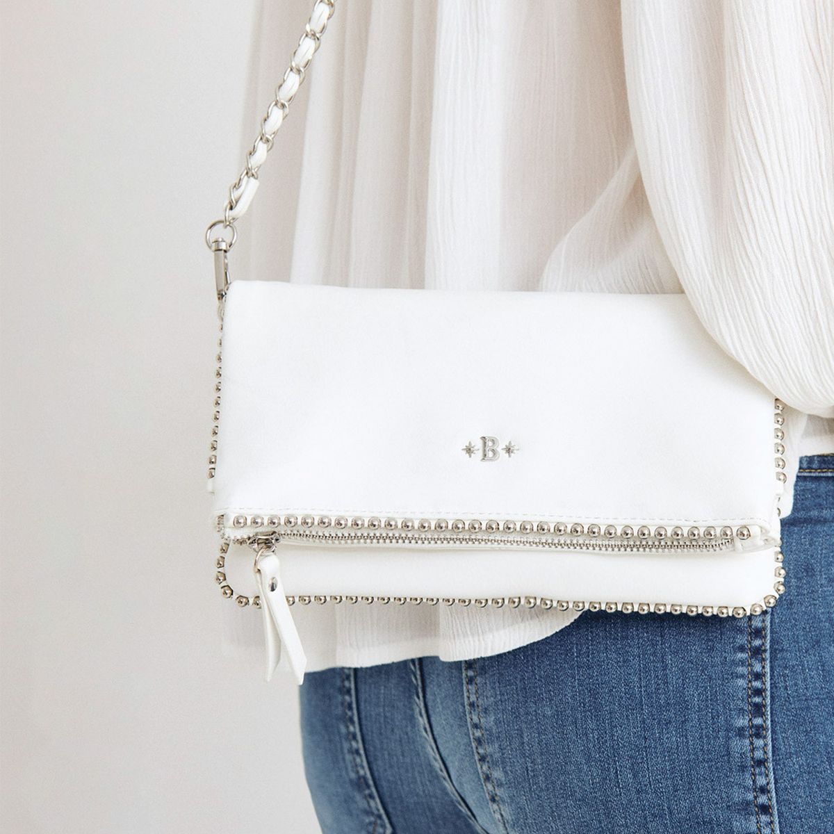 BROWNIE - Bolso Solapa Bolitas Mujer Brownie