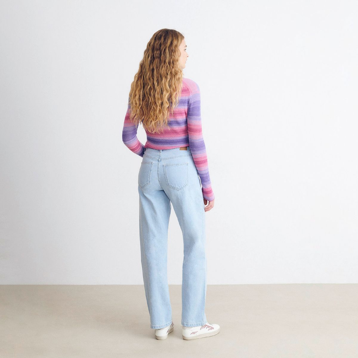 BROWNIE - Jeans 5 Bolsillos Botones Frontales Mujer Brownie