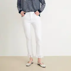 BROWNIE - Pantalón Bajo Desflecado Mujer