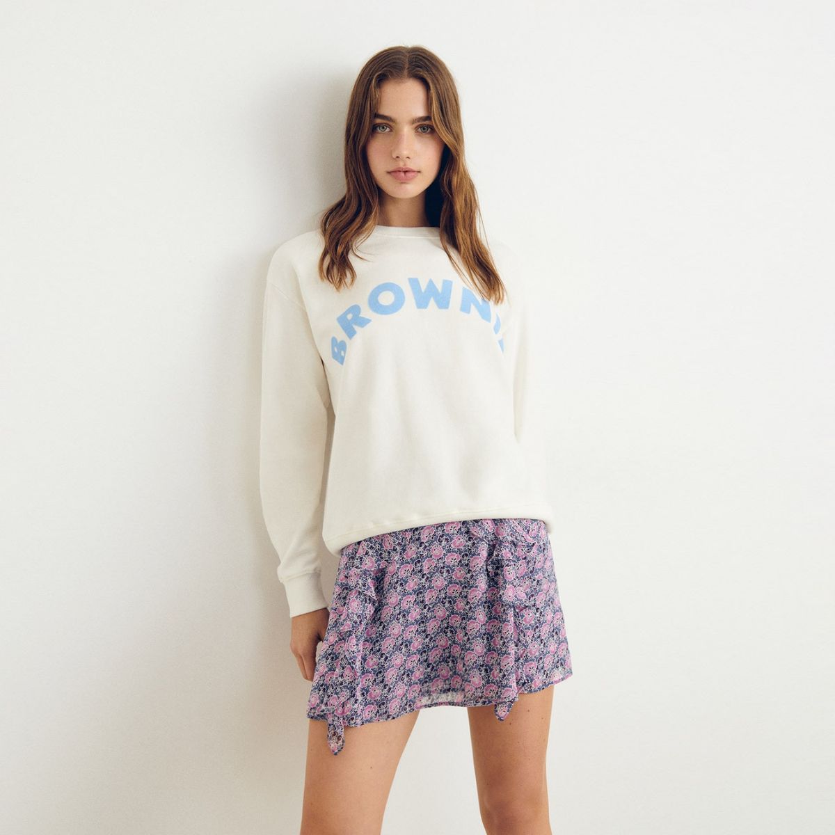 BROWNIE - Polerón Logo Mujer Brownie