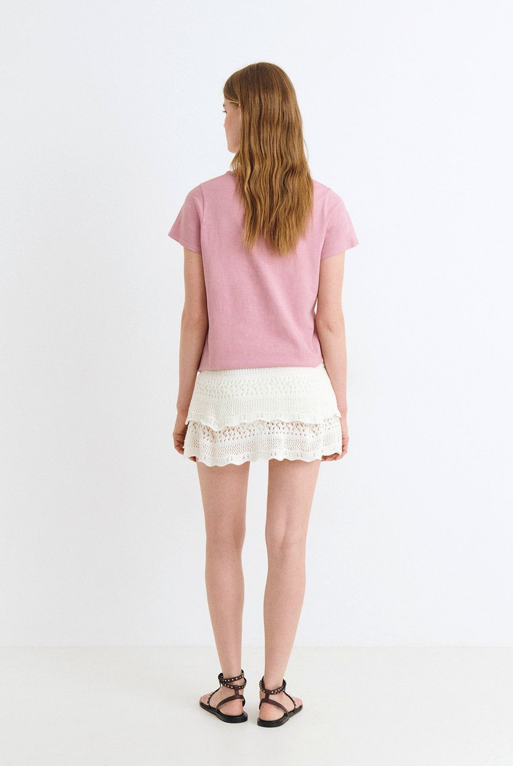 BROWNIE - Camiseta Cuello Botones Mujer Brownie