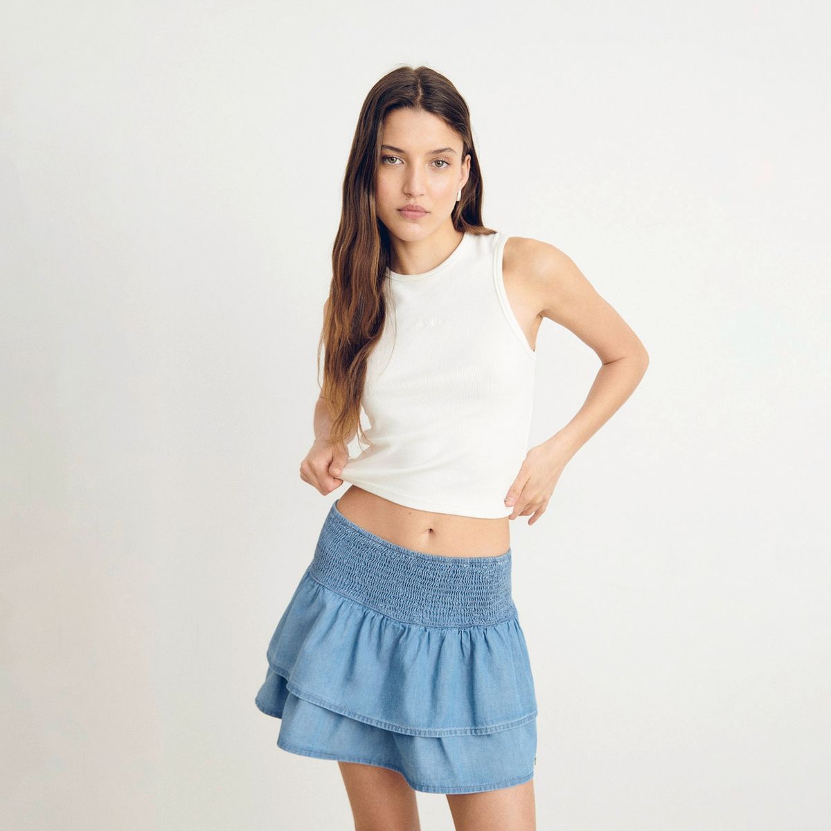 BROWNIE - Falda Engomada de Mujer