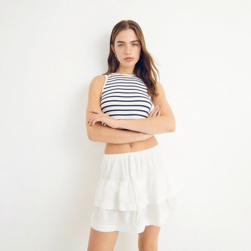 BROWNIE - Tank Top a Rayas Tejido para Mujer