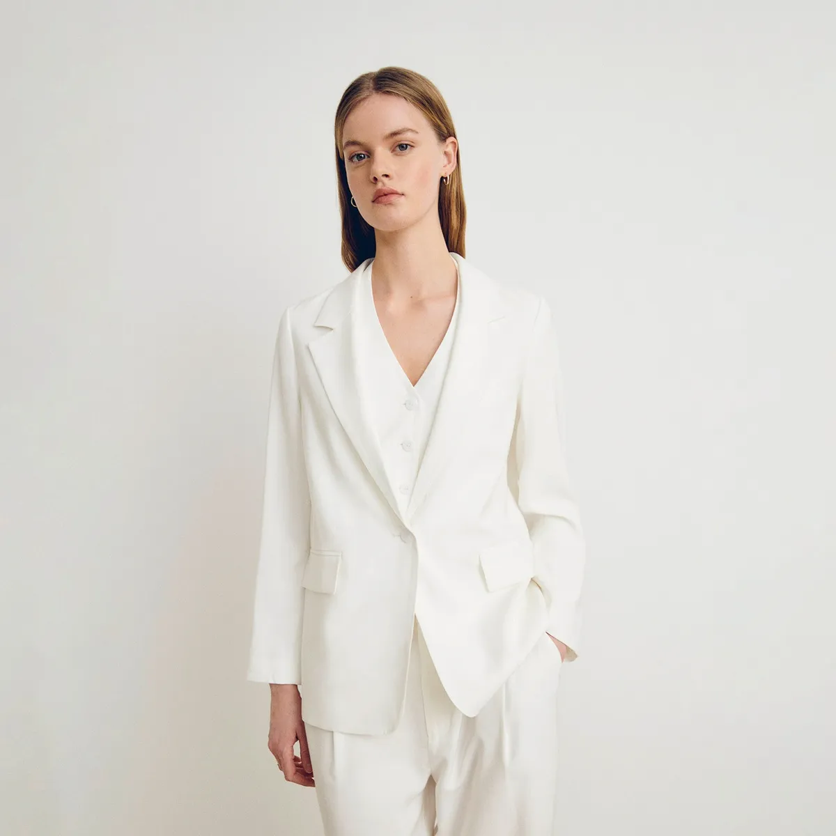 BROWNIE - Blazer Traje Sastre Mujer Brownie