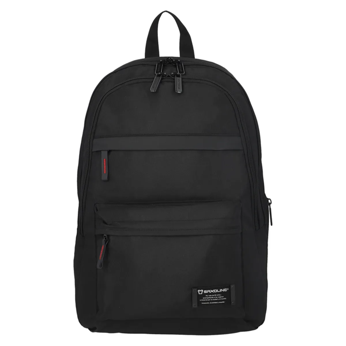 SAXOLINE - Mochila Negra Unisex Adulto Saxoline