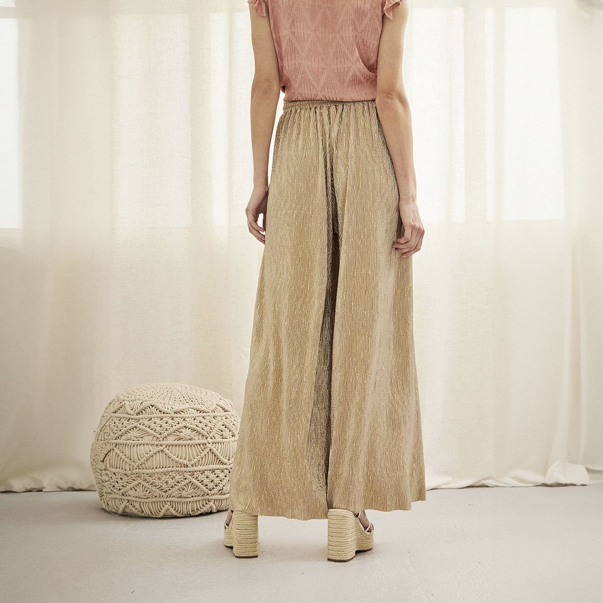 NKN - Pantalón Fluido Largo Mujer Nkn