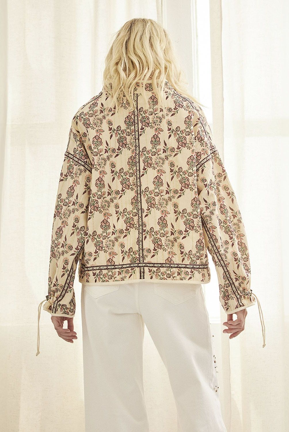 NKN - Chaqueta Estampada Flores Mujer NKN