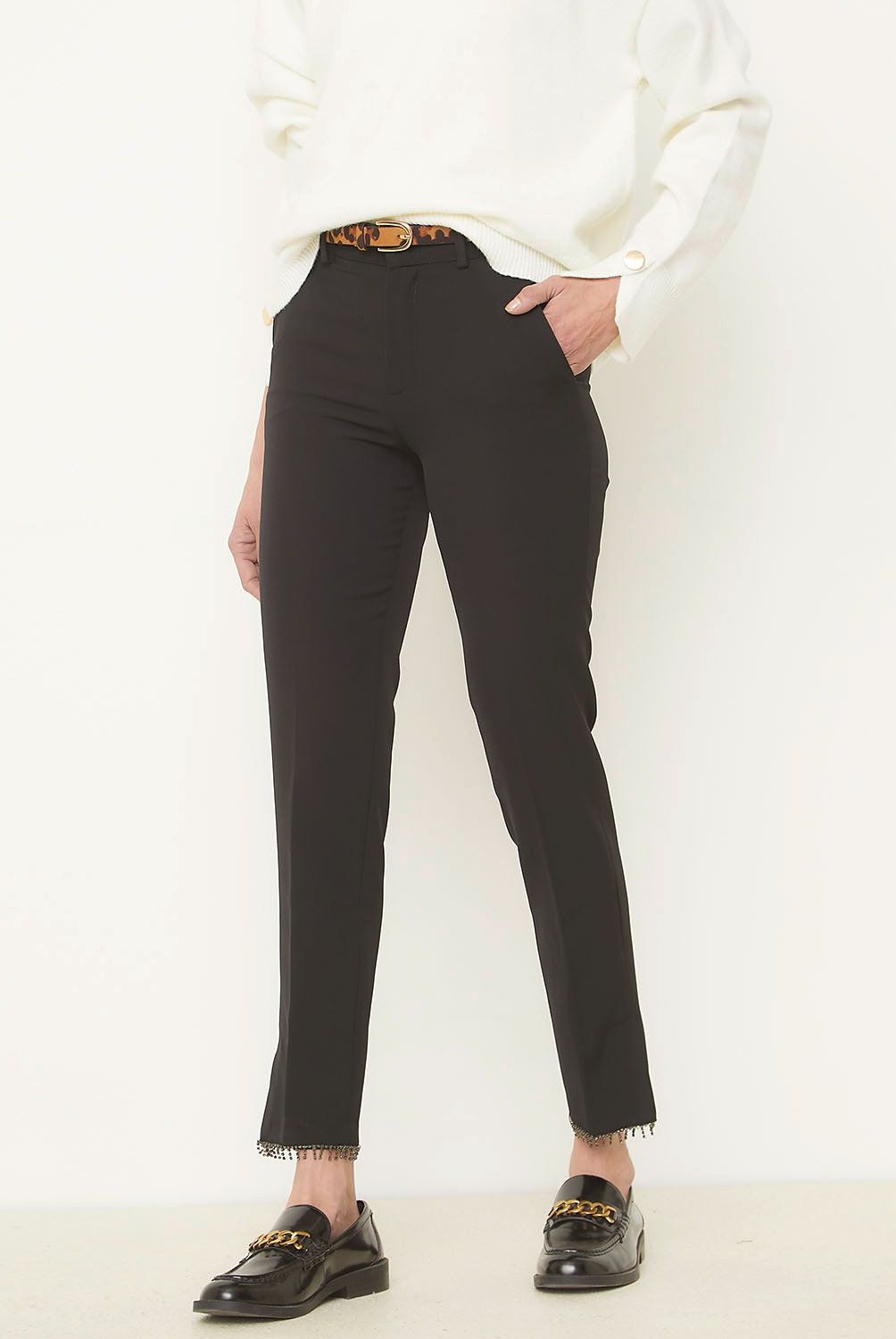 LIUJO - Pantalón Sastrero Mujer  Liujo