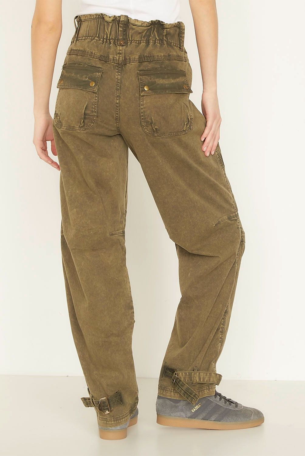FREEPEOPLE - Pantalón Cargo Mujer Freepeople