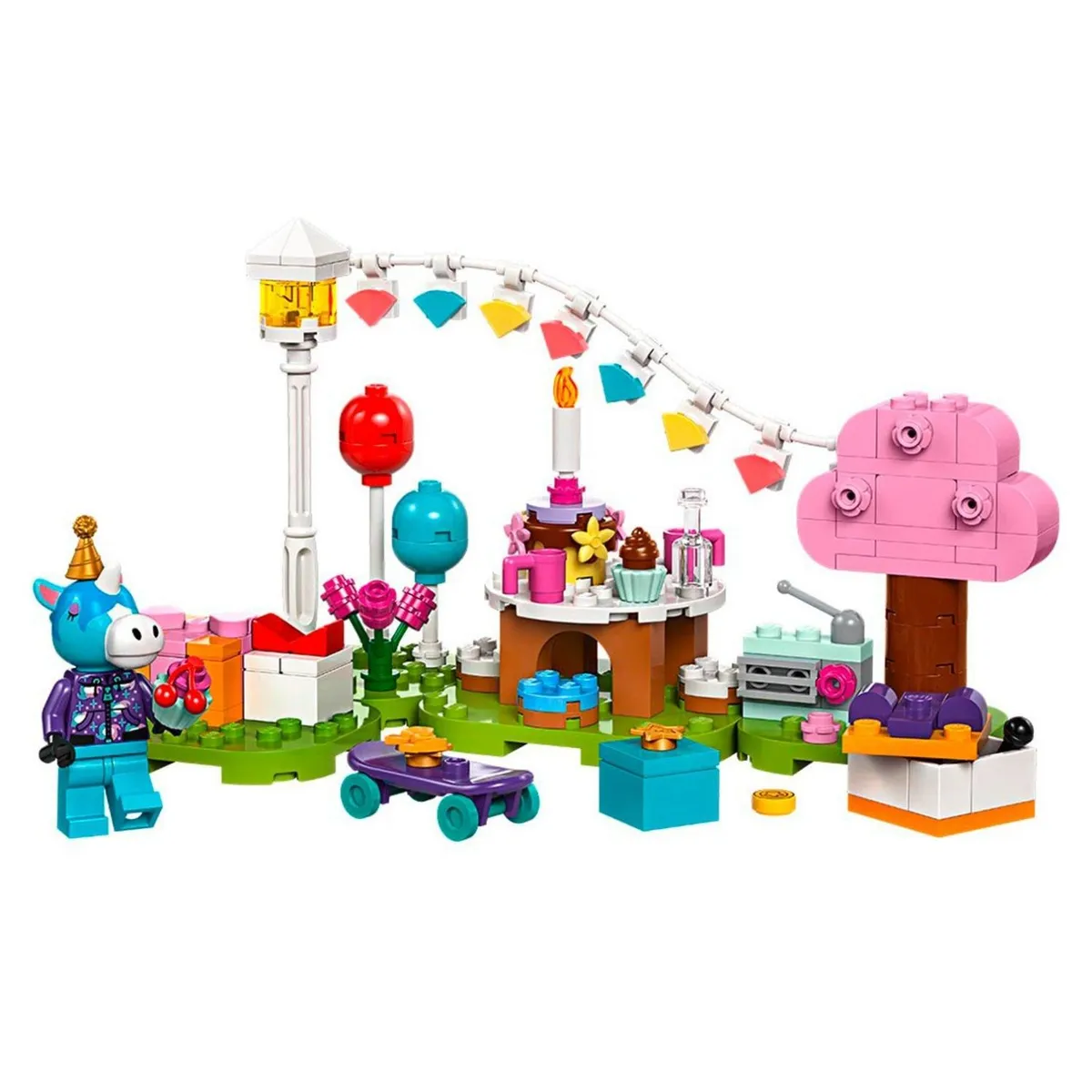 LEGO - Lego Animal Crossing: Fiesta de cumpleaños de Azulino