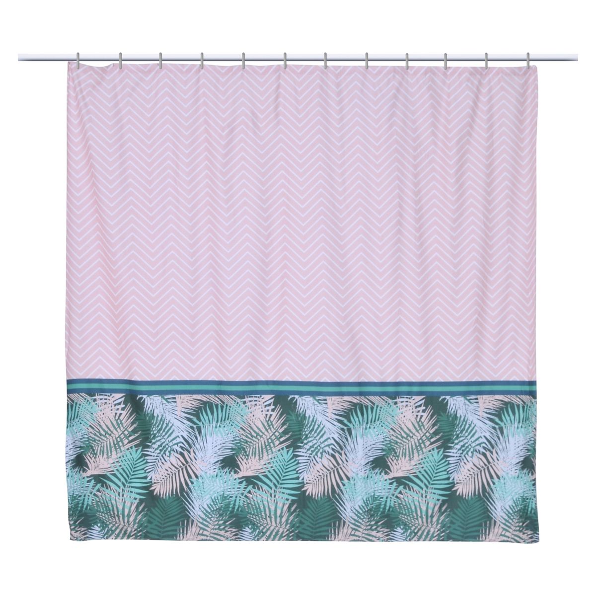 MASHINI - Set Cortina De Baño Estampado Mashini