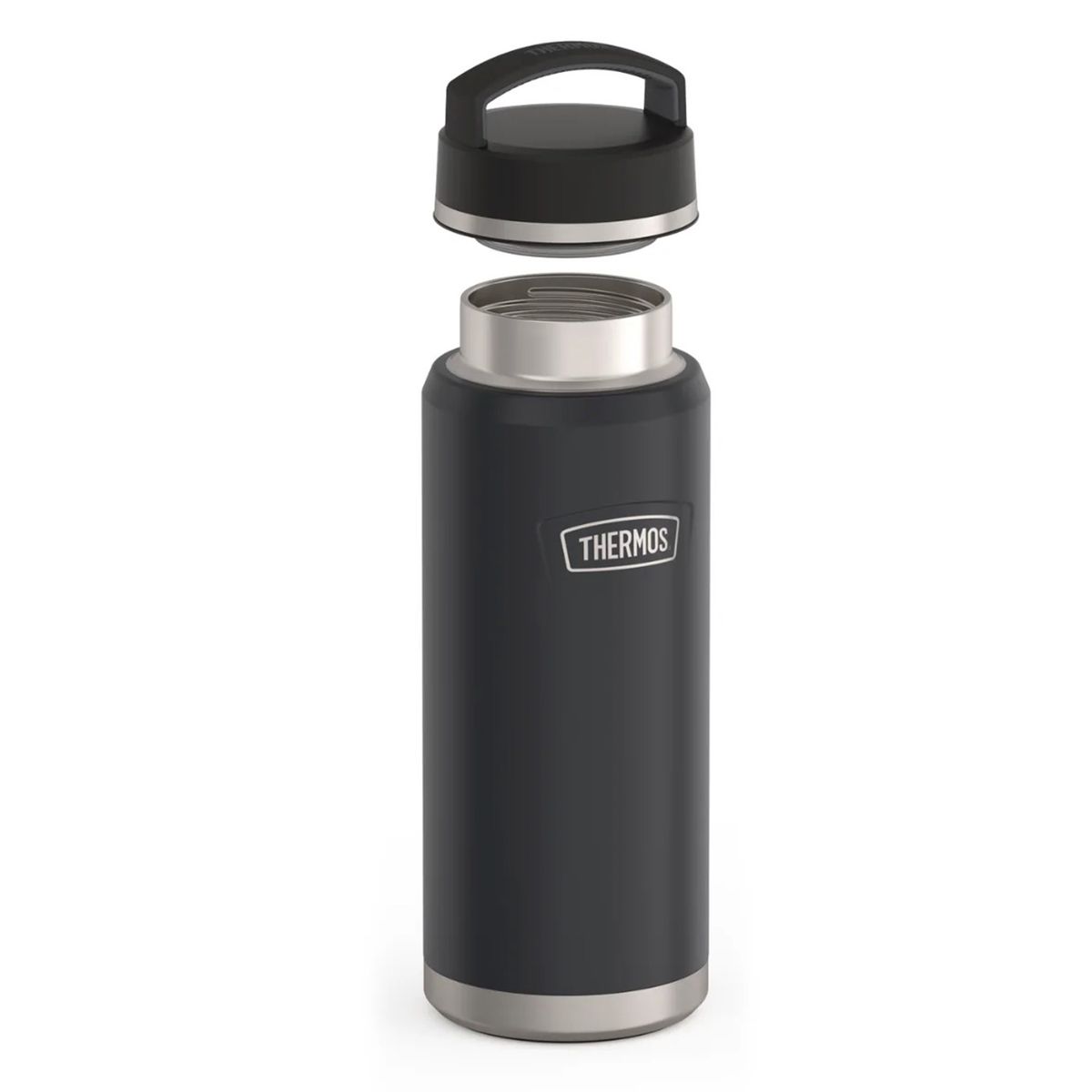 THERMOS - Botella Negra Acero Inoxidable 1.2 Lts Graphite Thermos