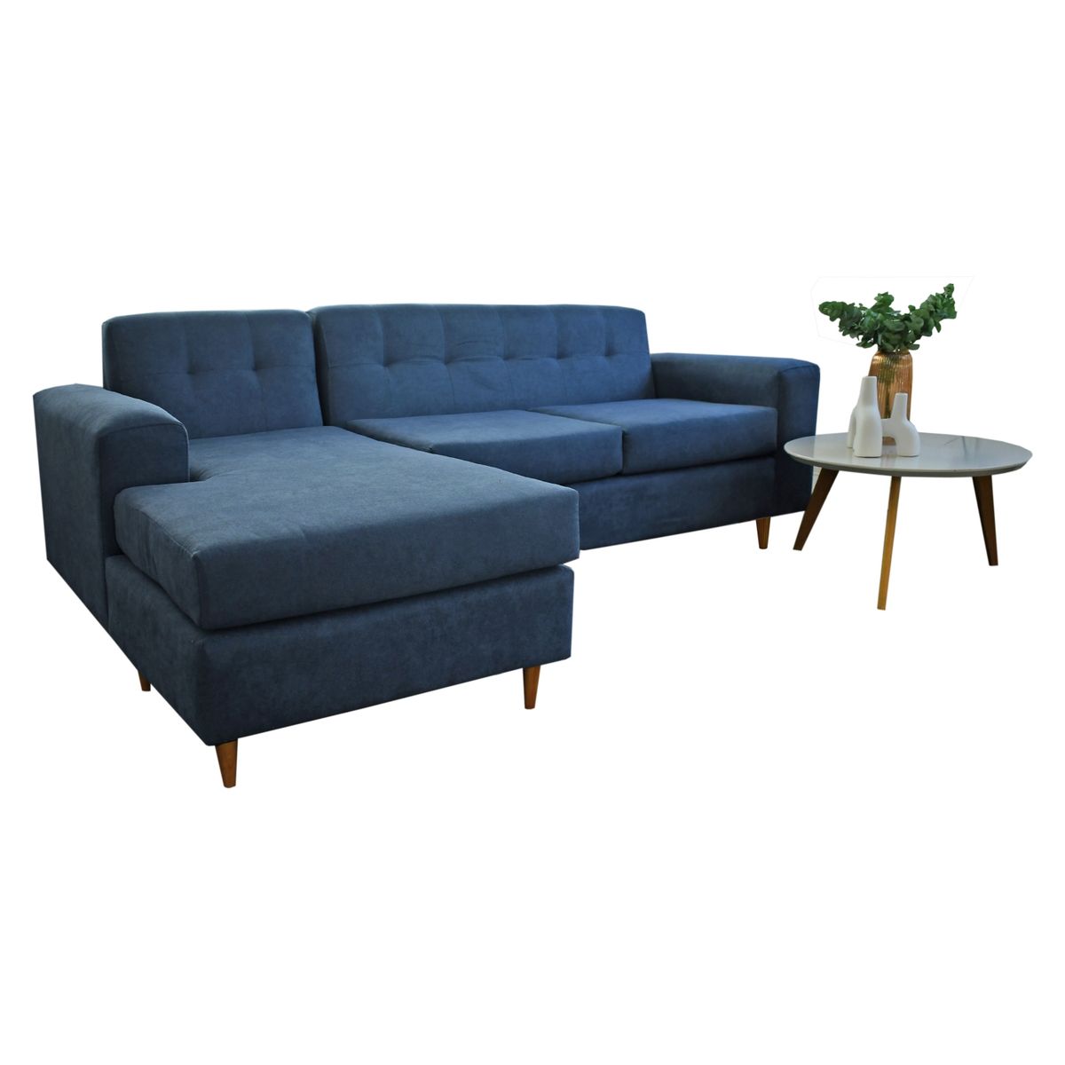 DECO CLASS - Sofá Seccional Izquierdo Tela Solano Deco Class