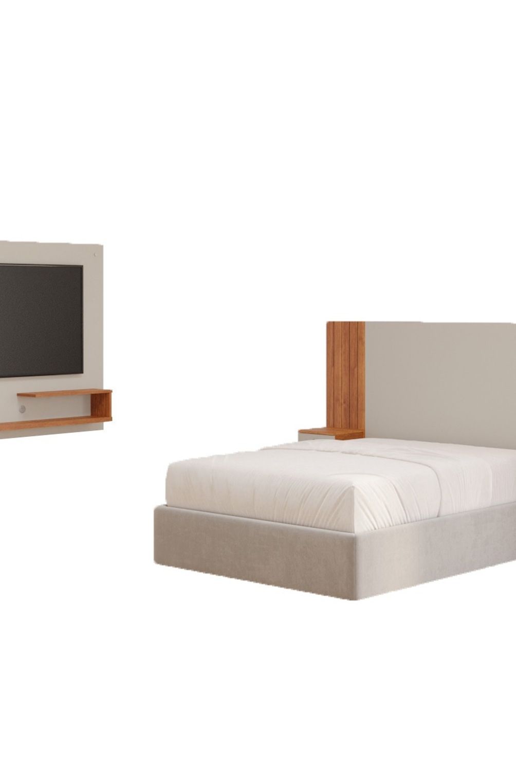 DECOCASA - Set De Dormitorio Dunas 2 Plazas Decocasa
