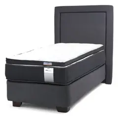 DRIMKIP - Cama Americana Duo Pocket 1 Plaza + Top + Respaldo