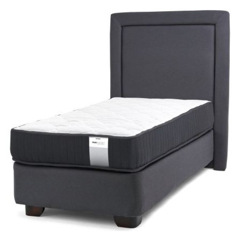 DRIMKIP - Cama Americana Duo Pocket 1.5 Plaza Plus + Respaldo Drimkip