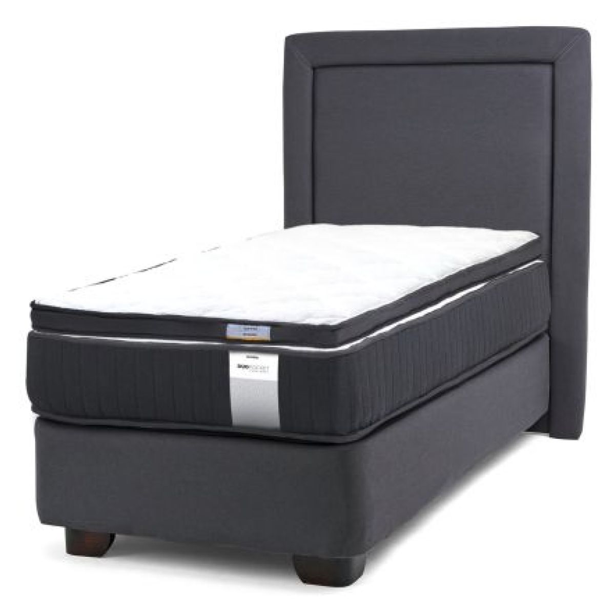 DRIMKIP - Cama Americana Duo Pocket 1.5 Pl Plus + Top + Respaldo Drimkip