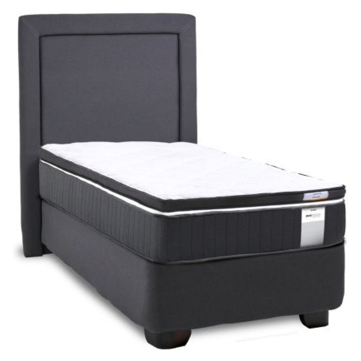 DRIMKIP - Cama Americana Duo Pocket 1.5 Pl Plus + Top + Respaldo Drimkip
