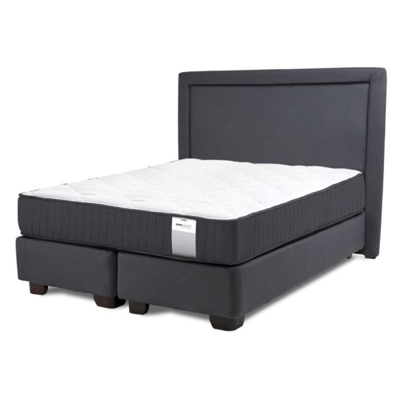 DRIMKIP - Cama Americana Duo Pocket King + Respaldo Drimkip