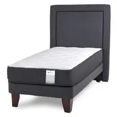 DRIMKIP - Cama Europea Duo Pocket 1 Plaza + Respaldo