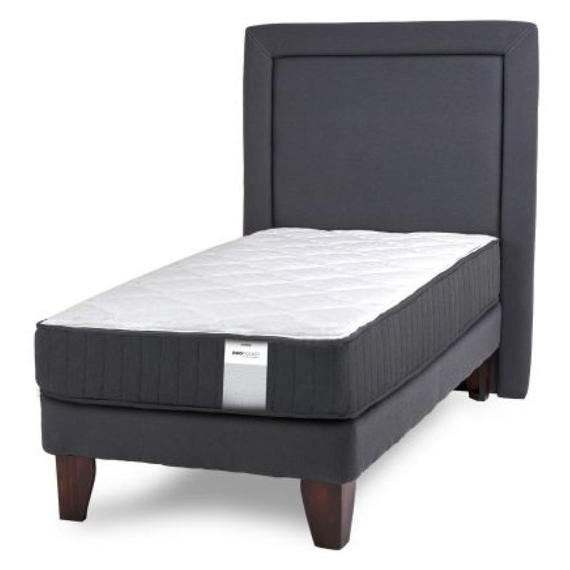 DRIMKIP - Cama Europea Duo Pocket 1.5 Plaza + Respaldo Drimkip
