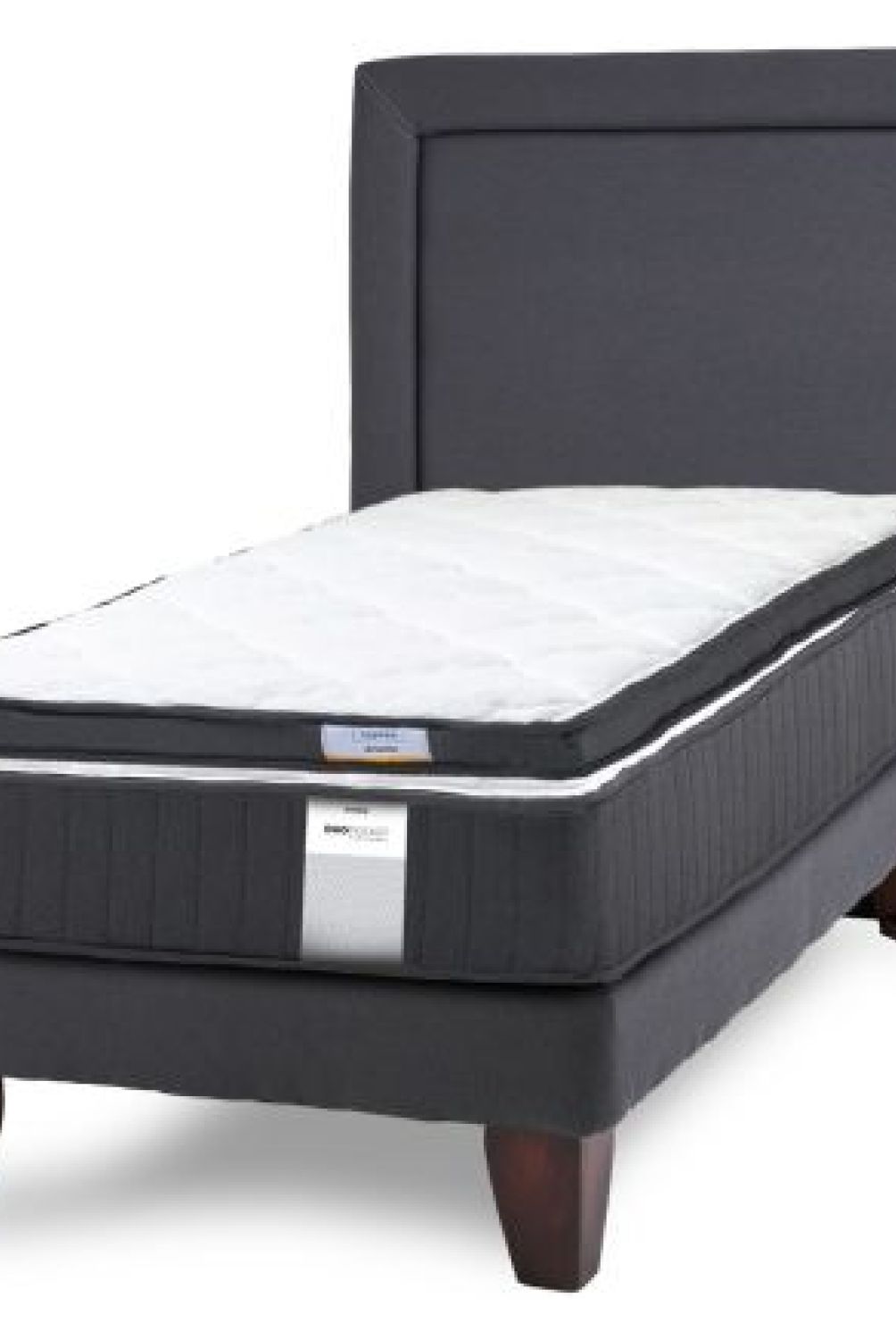 DRIMKIP - Cama Europea Duo Pocket 1.5 Plaza + Top + Respaldo Drimkip