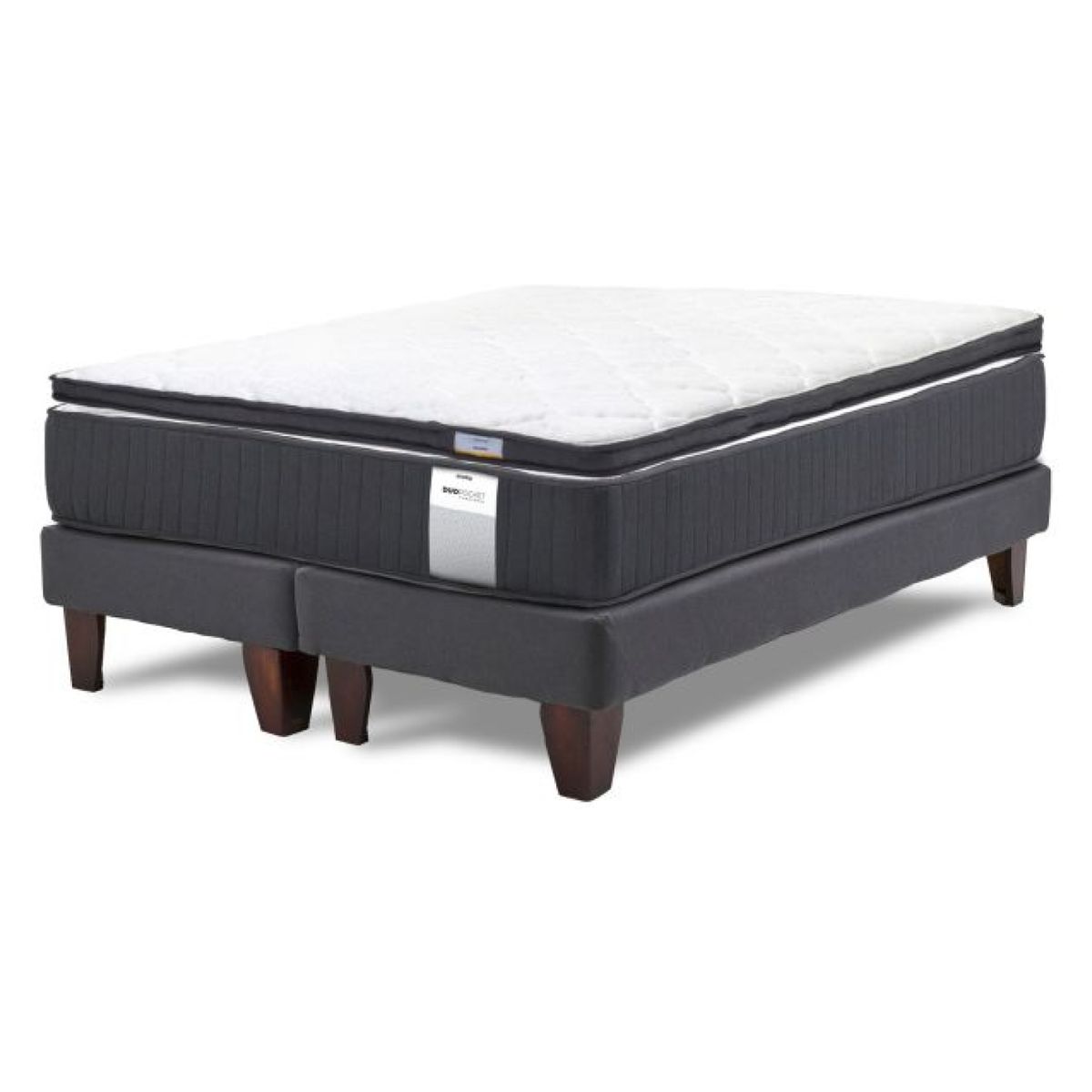 DRIMKIP - Cama Europea Duo Pocket King + Top Drimkip
