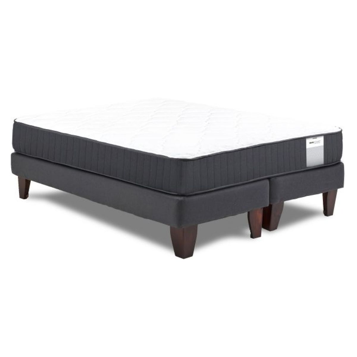 DRIMKIP - Cama Europea  Duo Pocket Full X 1.90 Mt Base Dividida Drimkip