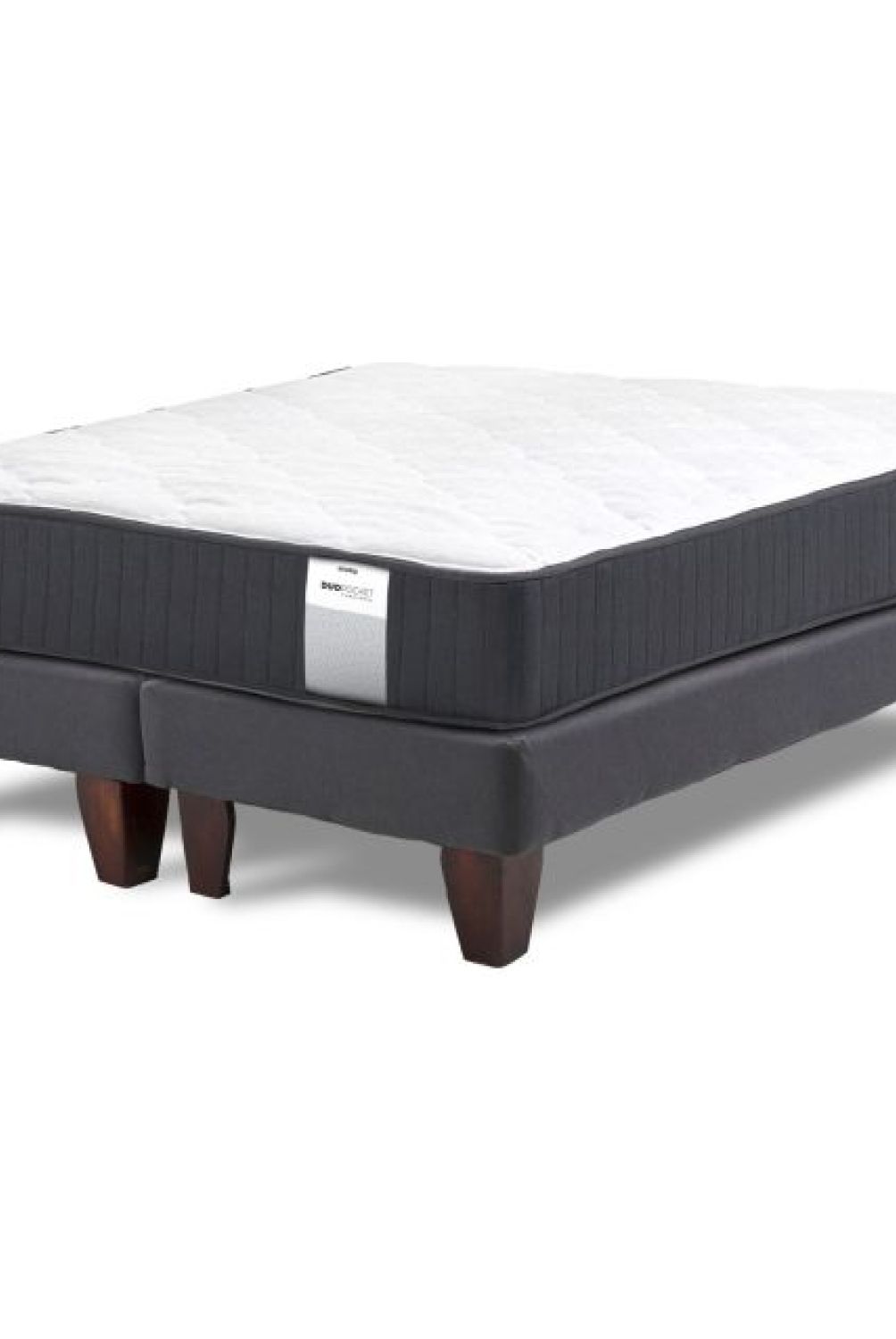 DRIMKIP - Cama Europea  Duo Pocket King X 2.00 Mt Base Dividida Drimkip