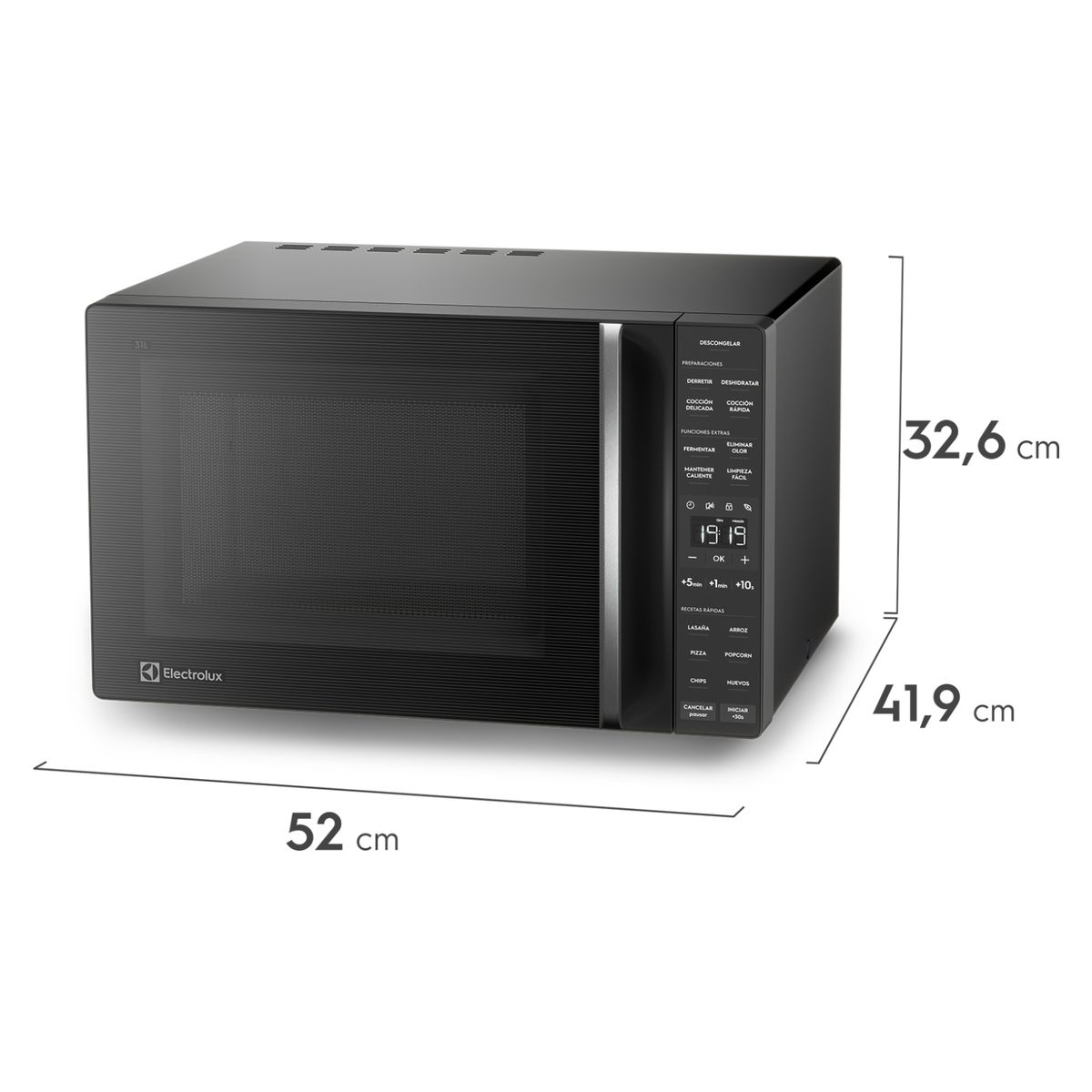 ELECTROLUX - Microondas Digital 31 L ME31N Negro Electrolux