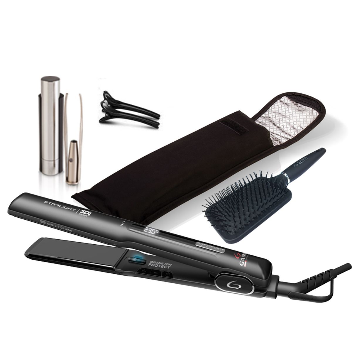 GAMA - Alisador GAMA IHT Starlight Wide 5D Titanio