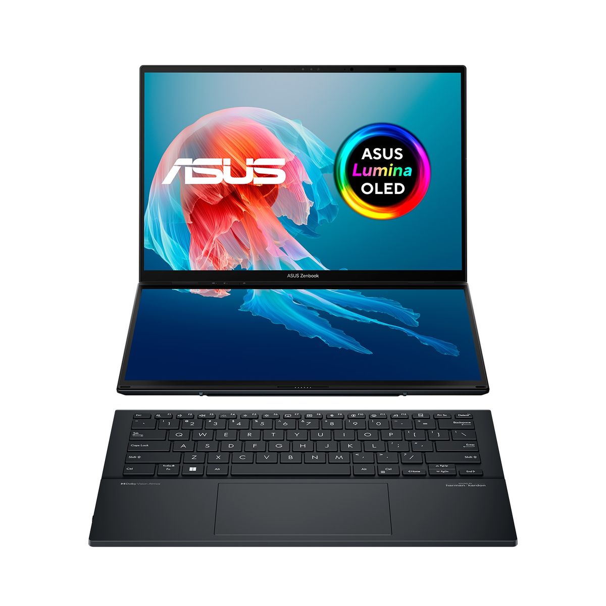 ASUS - Notebook Zenbook DUO UX8406 Intel Core Ultra 9 16 Núcleos 32GB RAM 1TB SSD 14" 3K 120Hz Asus