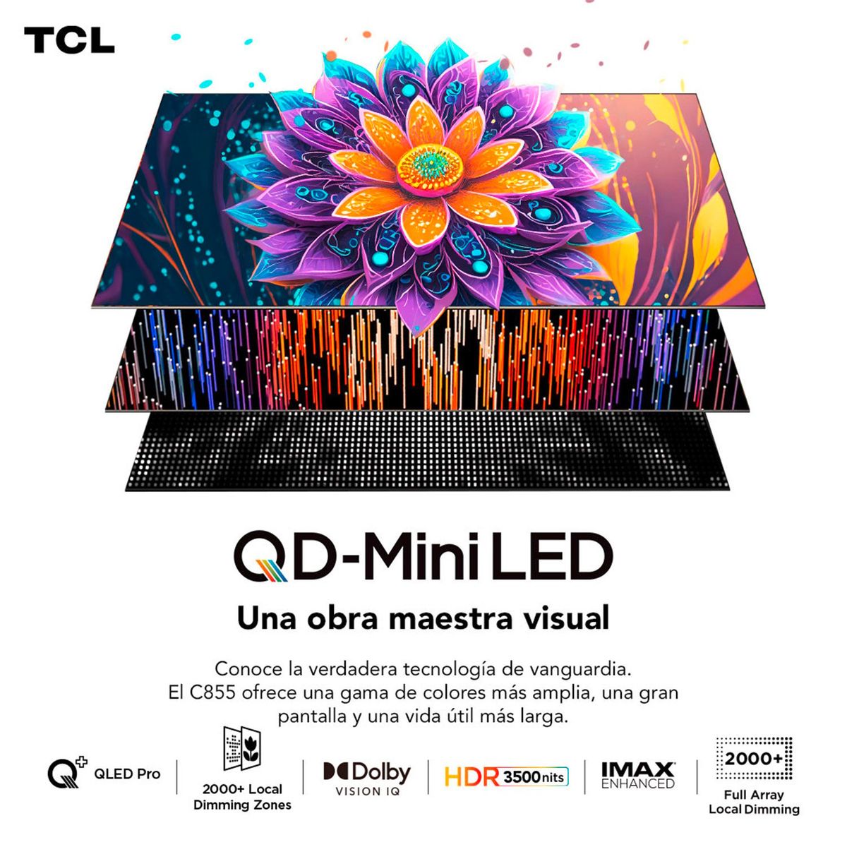 TCL - Qled Smart Tv 75" Uhd 4K C855 Google Tv Tcl
