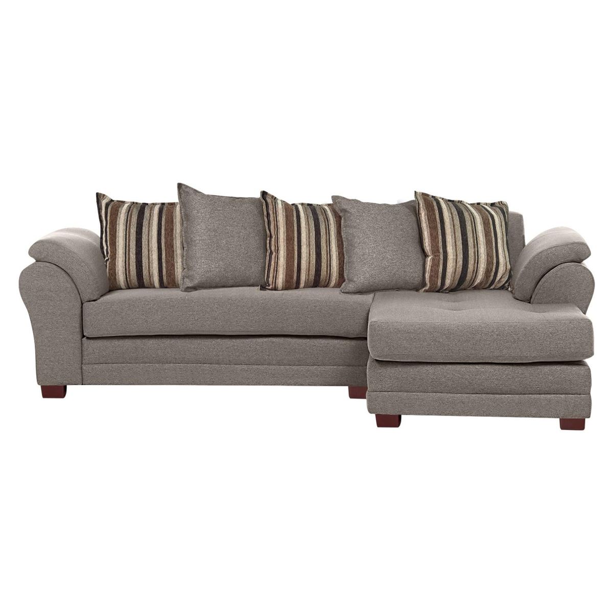 LIVING FACTORY - Sofá Seccional Mustang Resorte Derecho Living Factory