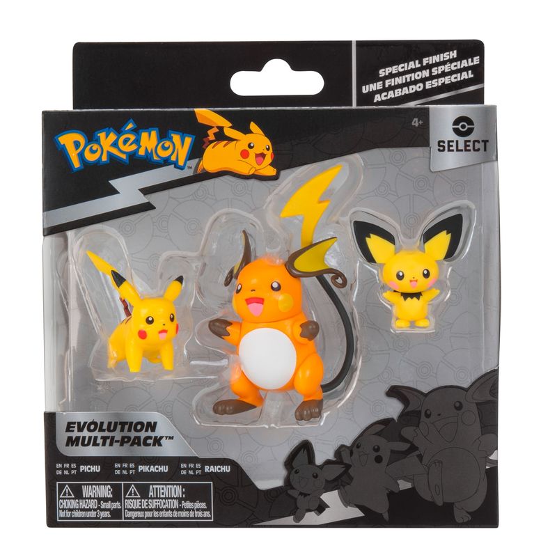 POKEMON - Pack Figuras Evolucion Pokemon
