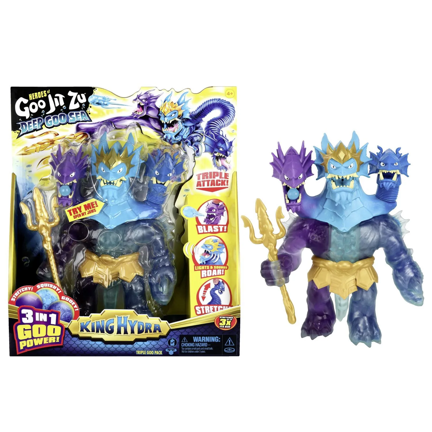 GOO JIT ZU Deep Sea King Hydra Luces Sonido Goo Jit Zu | falabella.com