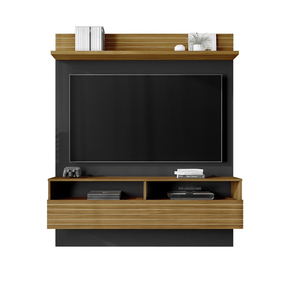 HOME MOBILI - Panel Tv 55 1 Puerta Seul Natural Home Mobili