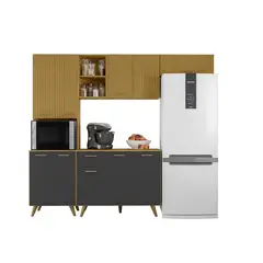 HOME MOBILI - Kit Cocina Olinda 10 Puertas 1 Cajón