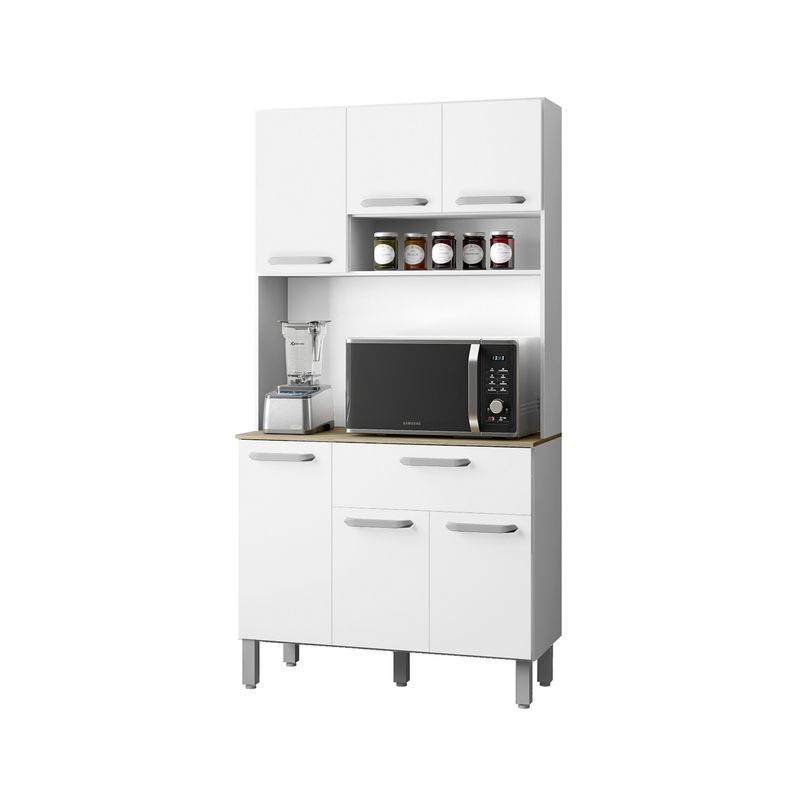 HOME MOBILI - Kit Cocina Sofía 6 Puertas 1 Cajón Home Mobili