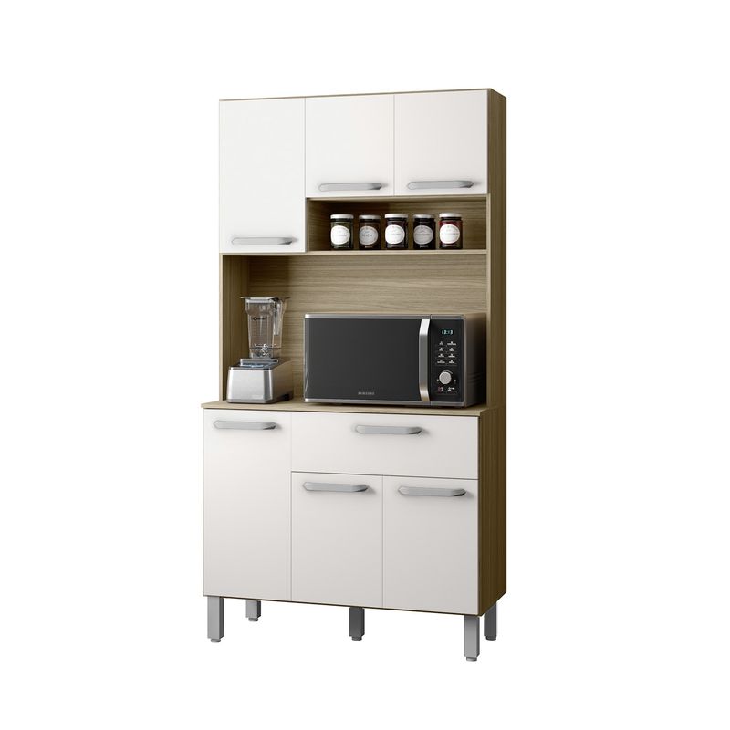 HOME MOBILI - Kit Cocina Sofía 6 Puertas 1 Cajón Home Mobili