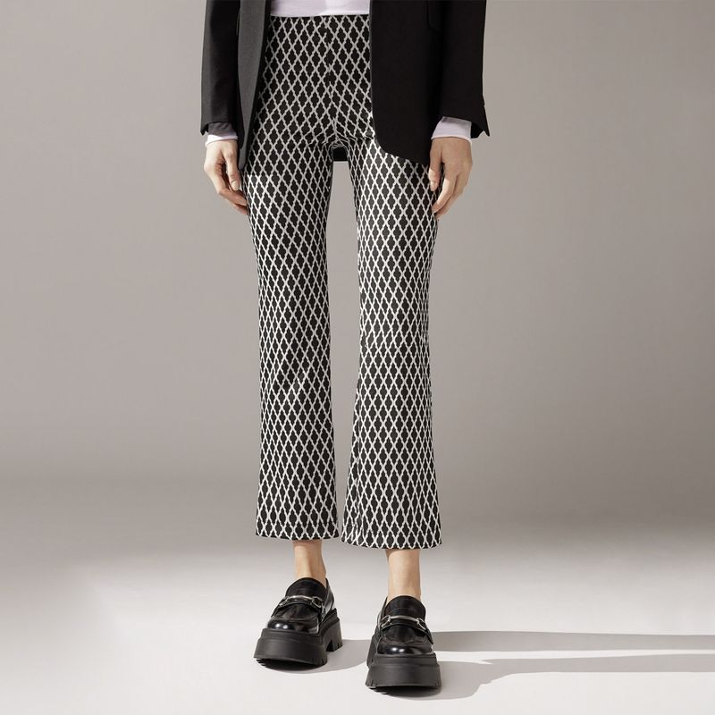 CALZEDONIA - Leggings Flare Estampado con Glitter Mujer Calzedonia
